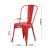 Import Industrial Metal Side Chair Gloss Finish Dinning Colorful Stackable Chair from China