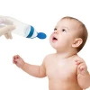 Infant Squeeze Rice Cereal Feeding Bottle with Spoon for Baby