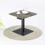 Intelligent Motorized Electric Stand Up Lift Table Frame Up And Down Single Column Adjustable Desk India