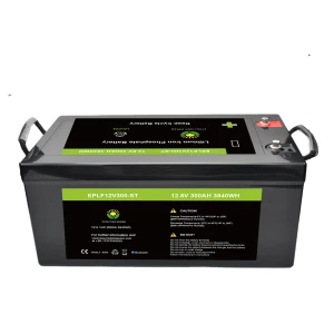 IP65 waterproof  lifepo4 12V  300Ah lithium battery pack for RV marine solar storage