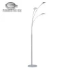 Iron Satin Nickel finish Three Head Duck Mouth Shade  SMD 3*5W LED Floor Lamp with Acrylic Cover