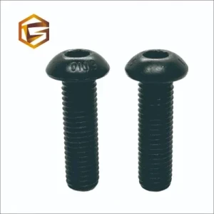 ISO 7380 Unc Grade 10.9 Socket Button Head Cap Screw Black Zinc Inch