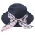 Import JAKIJAYI fashion polyester soft ribbon woman summer straw panama hat from China
