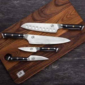Japanese VG10 Damascus Steel Kitchen Knife Set with G10 Handle