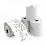 JETLAND Thermal Paper 57x50 mm, 13mm Color Core, 2 1/4" x 80' thermal Cash Paper