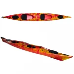 JFM GK23 Deluxe Comfort Double Sit in Kayak Rowing Boat Ocean Sea Kayak for 2 Person