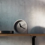Jue 1 Design Cement Desk & table Clocks Concrete Small Table Desk Clock for Home Hotel Kids