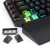 Import K700 custom One Handed Arabic Gaming Keyboard with Detachable Palm Rest RGB Led Backlit mechanical gaming keyboard from China