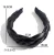 Import Kaimei New Bohemian Black leather PU Hair Jewelry For Women Wedding Wide Weaving Headband Girl Christmas Gift Hair Accessories from China