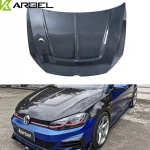 Karbel new auto parts body kit  black carbon fiber  car engine hoods for VW GTI 7.5