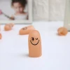 Kawaii Rubber Finger Toys Magic Smile Face Expression Thumbs Fingers Trick Appearing Toys