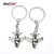 Import Keychain Factory Custom Metal Stainless Steel Airplane Key Chain from China