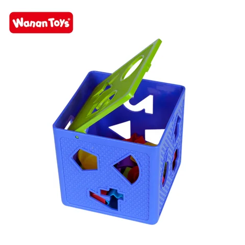 Buy Kids Creative Intelligence Educational Geometric Shape Sorting Cube ...