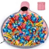Kids Play Toy Clean-up and Storage Bag Container Multifunctional Portable Toys Storage Bean Bag Waterproof Organizer Bucket Bags