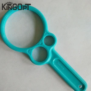 Kingopt  Colorful Triple 3.5x 6x 13x Magnifier Plastic Optical Glass pocket magnifier for children and promotion
