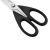 Import Kitchen Multi-Purpose Scissors Stainless Steel Kitchen Shears with Blade Cover and Soft Grip Handles, Black from China
