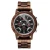 Import KunHuang Wooden Watch Men erkek kol saati Luxury Stylish Wood Timepieces Chronograph Military Quartz Watches in Wood 1014 from China