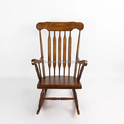 KVJ-4093 leisure wood windsor rocking chair