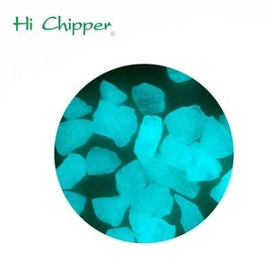 Landscaping glow in the dark colored glass stone