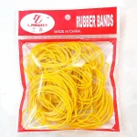 Lanwei  size50*1.3 diameter yellow household rubber band for binding money and stationery