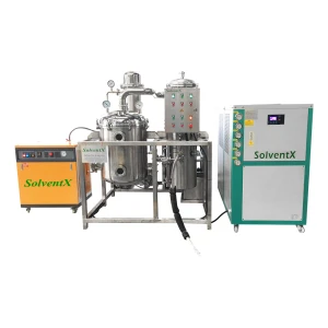 Large industrial automatic hemp solventX ethanol recovery plate heat exchanger CBD oil production line  falling film evaporator
