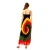 Import Latest design long woman dress tie dye circle casual woman dress beach dress from China