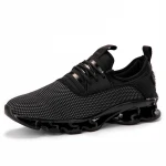 Latest  design of mesh upper sport shoes for men flexible  soft  casual shoes anti-slip  running shoes