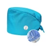 Latest Hot Sale Scrub Hats With Sweatbands And Buttons with button