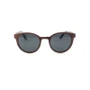 Latest Italian Design Veneer Wooden Style Hand Made Hot Sale Round Shape Acetate Sunglasses