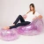 Import LC Easy to Clean Transparent Glitter Waterproof Inflatable Chair for Adult Purple  Inflatable Sofa Bed Inflatable Chairs from China