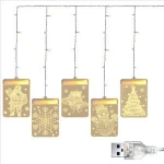 Led Christmas Light Home Decoration 3D Ice Strip Light String