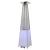 Import LED  pyramid patio heater flame patio heater glass tube gas heater from China