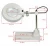 Import LED/Fluorescent light table magnifier desktop lamp magnifier from China
