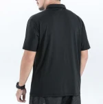 Letter Printed T Shirts Men Solid Black  High Quality Shirts