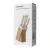 Import Limited Edition Premium Bamboo Knife Block with Stainless Steel Top and Five Kitchen Knives from USA