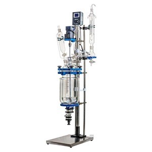 Linbel 5l Other Chemical Double Jacketed Glass Reactor Equipment Mini Reactor