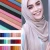 Import Liuma Factory 2020 new style plain chiffon hijab scarf ladies shawls and wraps Muslim women chiffon hijab from China