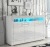 Import Living Room High Gloss Wood LED Light 3 Doors Sideboard Cabinet Kitchen from China