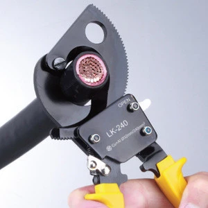 LK-240 Hand Ratchet Cable Cutter For Copper Aluminum Cable Wire Cutters
