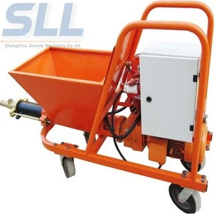 Long life wearing part cement mortar spraying machine for sale with OEM service