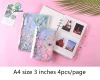 Loose-leaf Scrapbook 3 Inches PVC Sheet Photo Album with Ring Mechanism Album book