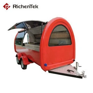 Low cost fast food trailer mobile food trailer kitchen trailer for snack