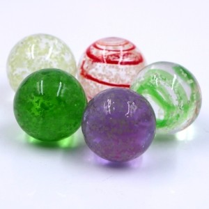 Luminous Murano Lampwork Glass Marble Balls