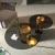 Import Luxury design living room furniture round modern coffee table wooden coffee table with wooden frame from China