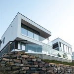 Luxury frameless glass railing / balustrade design for terrace / balcony / decking