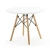 Import Luxury Modern Powder Coated Metal Frame Wood Dining Table from China