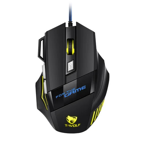 M1 Gaming Mouse E-Sports 7D Luminous RGB  USB Desktop Notebook Customized Wired Mouse