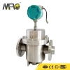Macsensor High Temperature Stainless Steel Double Rotor Flow Meter for Gasoline/Chemical Liquid/Diesel Skid-Mounted