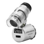 Magnifying Glass 60X Universal Mobile Phone Mini Portable Clip LED Microscope Magnifier Loupe UV Currency Detector Flashlight