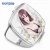 Import Makeup Small Mirror Sublimation Rounded Shape Compact Mirror from China